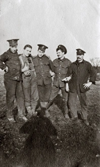OTC cadets and men at camp, Barn Hill, Chingford, WW1 OTC cadets and men at camp, Barn Hill, Chingford, WW1