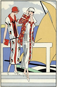 Two outfits by Martial et Armand and Philippe et Gaston Two outfits by Martial et Armand and Philippe et Gaston
