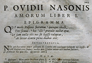 Ovid (43BC-17/18 AD). The Amores (Love Affairs). Lyon, 1639 Ovid (43BC-17/18 AD). The Amores (Love Affairs). Lyon, 1639