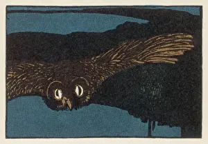 Prints of Opening illustration to the story of the Owl Related Prints: The Owl Print