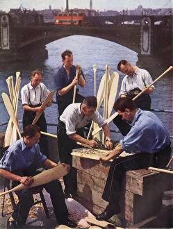 Paddles for Rescue Dinghies made by River Fire Service Men Paddles for Rescue Dinghies made by River Fire Service Men