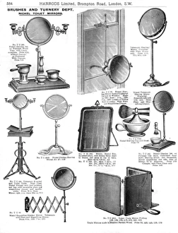 Page from catalogue of nickel toilet mirrors Page from catalogue of nickel toilet mirrors