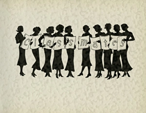 Page design, classmates, School Silhouettes Page design, classmates, School Silhouettes