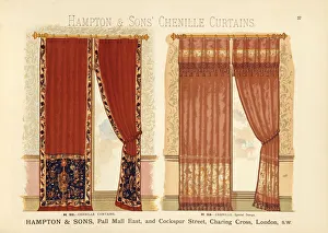 Page from Designs for furniture and decorations for complet Page from Designs for furniture and decorations for complet