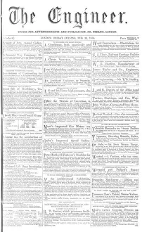 1856 The Engineer Front Page Print
