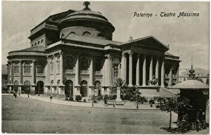 Palermo - Teatro Massimo Vittorio Emanuele, Sicily, Italy Palermo - Teatro Massimo Vittorio Emanuele, Sicily, Italy