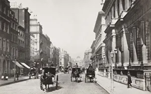 Pall Mall, London, horses and carriages Pall Mall, London, horses and carriages