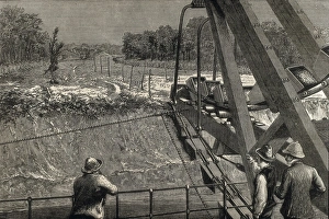 Panama Canal Being Built. The Illustrated London Panama Canal Being Built. The Illustrated London