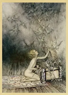 Ancient Greek History Prints: Pandora and her Box