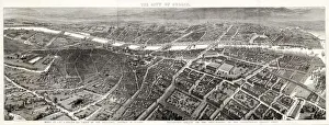 Panorama of The City of Dublin. Ireland Panorama of The City of Dublin. Ireland