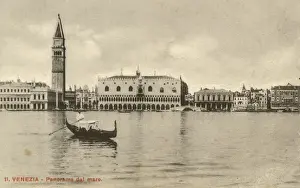 Venetian Waterfront Scene Prints: Panorama of Venice