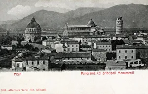 A Panoramic view over the City of Pisa, Italy A Panoramic view over the City of Pisa, Italy