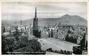 Panoramic View Of Scotland Prints: Panoramic View, Edinburgh, Midlothian