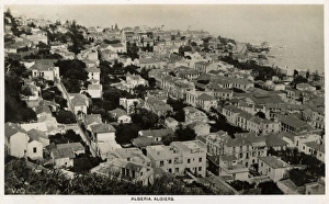 Panoramic View of a section of Algiers, Algeria Panoramic View of a section of Algiers, Algeria