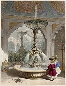 19th Century Interiors Prints: Pantheon Interior