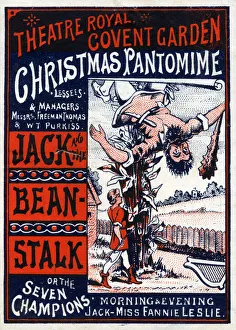 Pantomime, Jack and the Beanstalk, or the Seven Champions, Theatre Royal, Covent Garden Pantomime, Jack and the Beanstalk, or the Seven Champions, Theatre Royal, Covent Garden