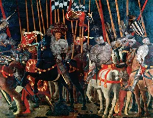 Paolo Uccello. The Battle of San Romano. 1456 Paolo Uccello. The Battle of San Romano. 1456