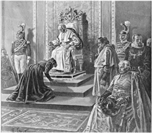 Christian Iconography Photography Prints: Papal Audience 1898