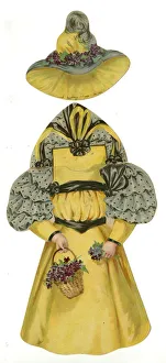 Paper Doll Costume - yellow and grey Paper Doll Costume - yellow and grey