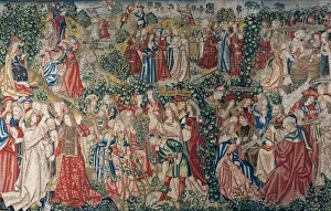 Print of The parable of the laborers in the vineyard