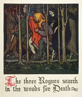 Woodland Scene: The Pardoner's Tale Print