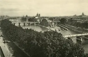 Pont Des Arts Bridge Prints: PARIS IN 1900