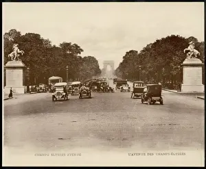 Champs Elysees Street Scene Prints: Paris / Champs Elysees