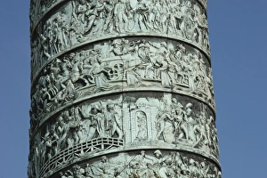 Paris. Column Vendome, erected by Napoleon Bonaparte . Fran Paris. Column Vendome, erected by Napoleon Bonaparte . Fran