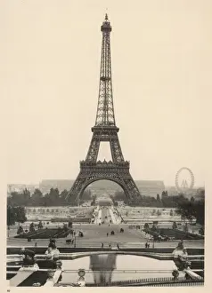 Eiffel Tower History Prints: Paris / Eiffel Tower 1900