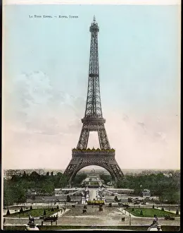 Early 20th Century Art Prints: Paris / Eiffel Tower C1905