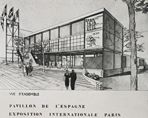 Paris International Exhibition. Spanish Pavilion Paris International Exhibition. Spanish Pavilion