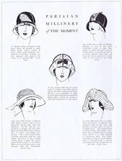 Parisian millinery of the moment: five new hat styles from P Parisian millinery of the moment: five new hat styles from P