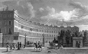 London Park Scenery Prints: Park Crescent