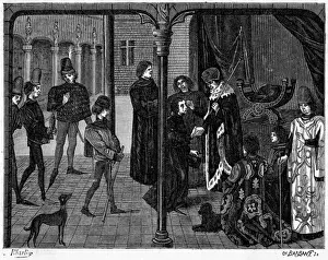 Medieval French Monarchy Prints: Parlement at Amiens