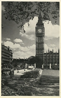 Parliament Square and Big Ben, London Parliament Square and Big Ben, London