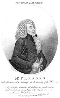 Actor Portraits From The Past Prints: Parsons as Alscrip