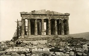 The Parthenon, Athens, Greece (with scaffolding) The Parthenon, Athens, Greece (with scaffolding)