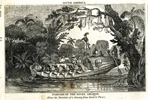 Passage of the Amazon River, Journey Lima to Para, 1836 Passage of the Amazon River, Journey Lima to Para, 1836