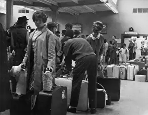 London Heathrow Airport Arrivals Prints: Passing through Customs