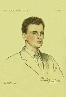 Vintage Book Illustrations Prints: Patrick MacGill (author)