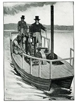 Patrick Miller, the first steam engine boat, 1788 Patrick Miller, the first steam engine boat, 1788