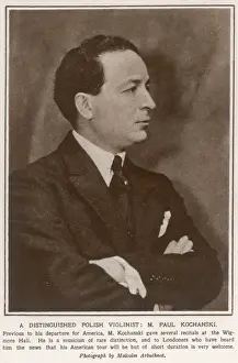 Historical Music Composers Prints: Paul Kochanski