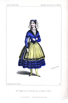 Pauline Amant in the role of Giroflee in La Pauline Amant in the role of Giroflee in La