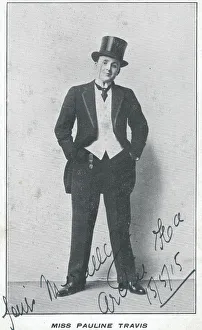 Pauline Travis music hall male impersonator Pauline Travis music hall male impersonator