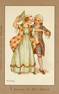Florence Hardy Artwork Prints: A pause in the dance by Florence Hardy
