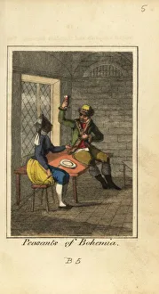 Peasants of Bohemia drinking in a tavern, 1818 Peasants of Bohemia drinking in a tavern, 1818