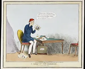19th Century British Politics Prints: A Peep at the Premier