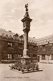 The pelican sundial at Corpus Christi College, Oxford The pelican sundial at Corpus Christi College, Oxford