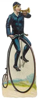 Penny Farthing Cycling Prints: Penny Farthing Scrap