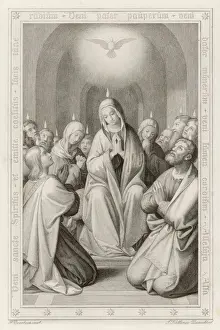 Pentecost Art Prints: Pentecost (Overbeck)